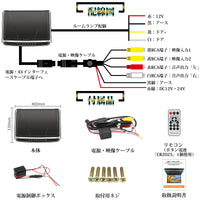 PR226 フリップダウンモニター 17.3インチ