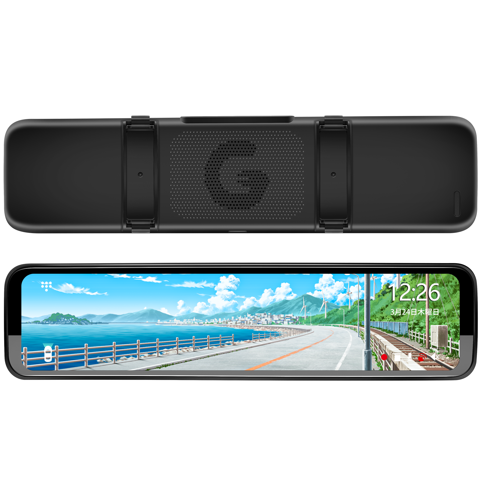 値下げ‼️ PORMIDO ポーミド ドライブレコーダー ミラー型 値下げ‼️ PORMIDO ポーミド ドライブレコーダー ミラー型