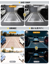 CAM119 AHD1080P バックカメラ 25fps｜720P切替・IP68防水 PORMIDO
