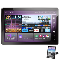 PRA106B HDMI入出力&縦横自由回転 11.8インチ Androidカーナビ – PORMIDO