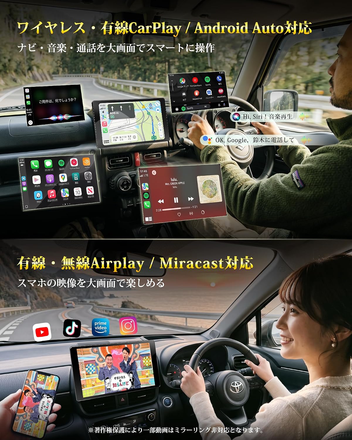 PR-G50 10.1インチ大画面DVD再生ディスプレイオーディオ – PORMIDO