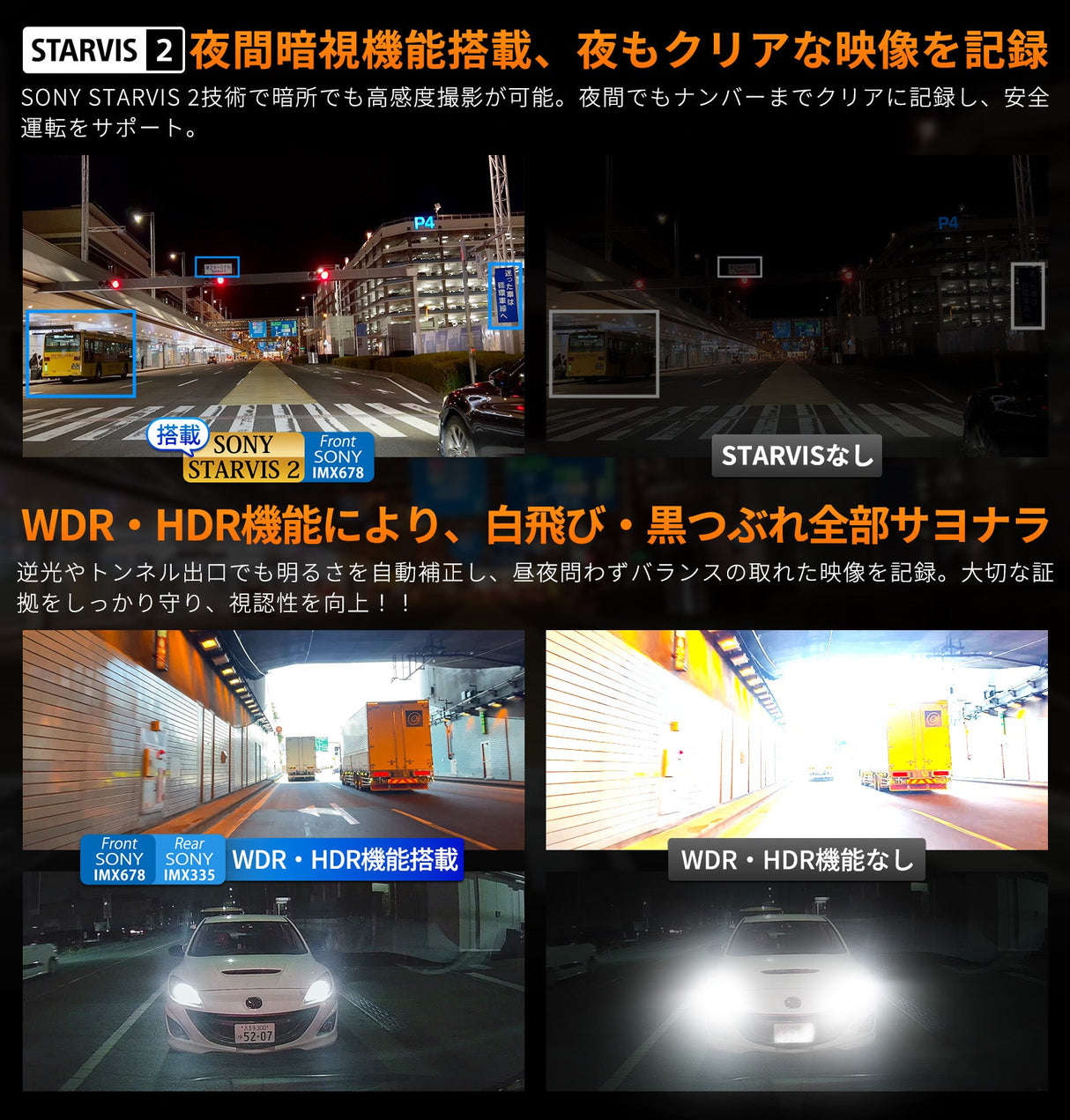 DT100 4K+2K超高画質小型ドライブレコーダー PORMIDO（ポーミド）