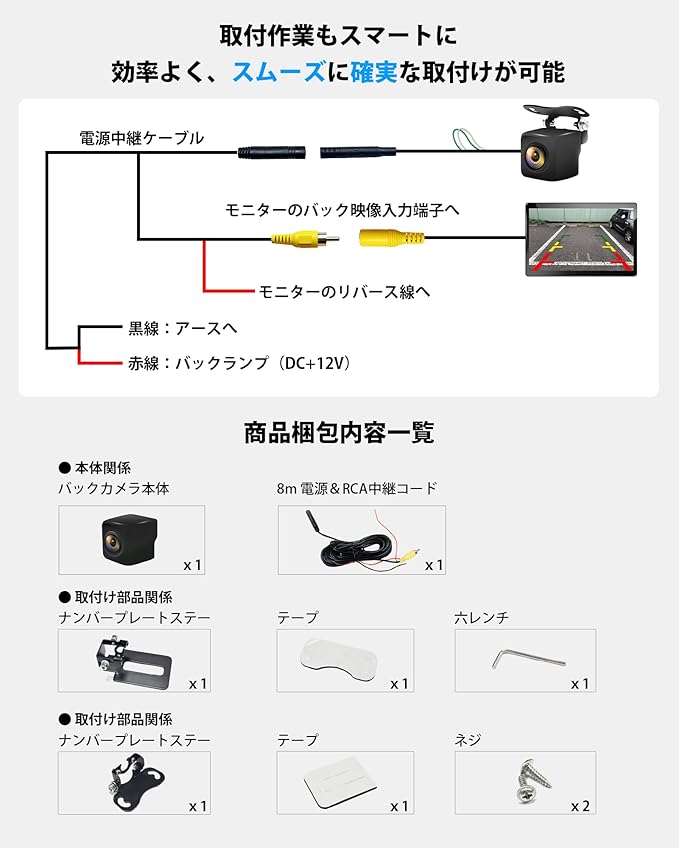 ムーブ　カメラ CAM219 バックカメラ – PORMIDO