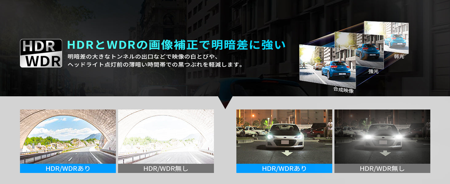 PRD6XC・PRD6X 前後カメラとも60FPS高輝度ミラー型 ドライブ PRD6XC・PRD6X 前後カメラとも60FPS高輝度ミラー型 ドライブ