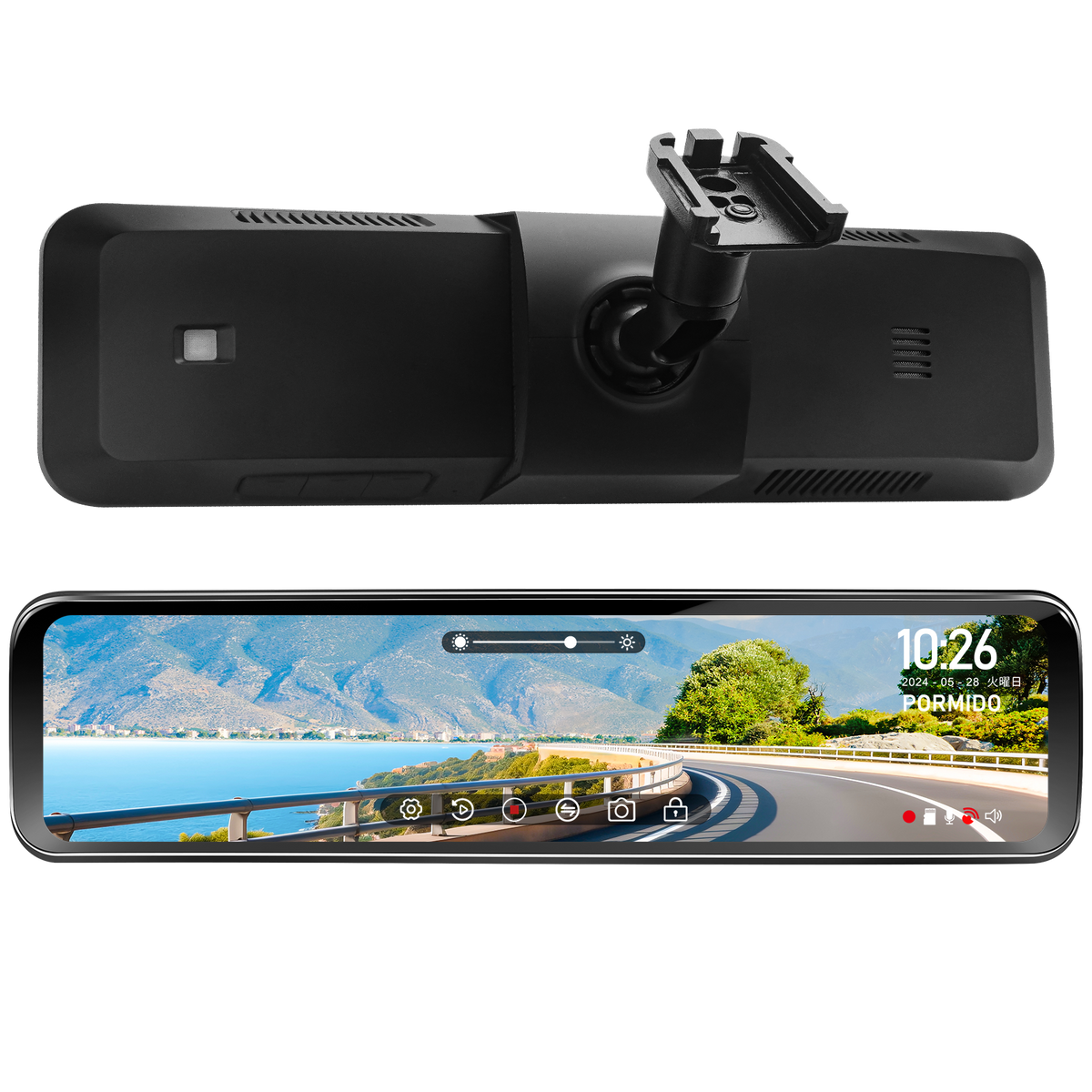 PORMIDO PRD81C ミラー型ドライブレコーダー PRD81・PRD81C 純正交換型ドライブレコーダー – PORMIDO